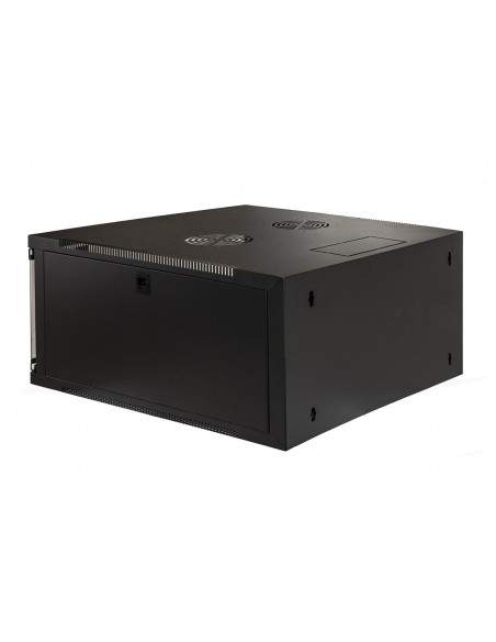 Armadio Rack 19" 6 Unita' Da Muro (A)350X (L)540 X Profondita' 600 Mm. Colore Nero