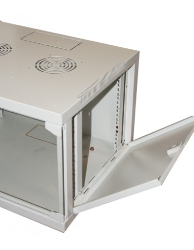 Armadio Rack 19" 6 Unita' Da Muro Per Reti (A)350 X (L)540 X (P) 450 Mm Colore Grigio