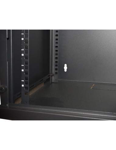 Armadio Rack 19" 6 Unita' Da Muro Per Reti (A)350 X (L)540 X (P) 450 Mm Colore Nero