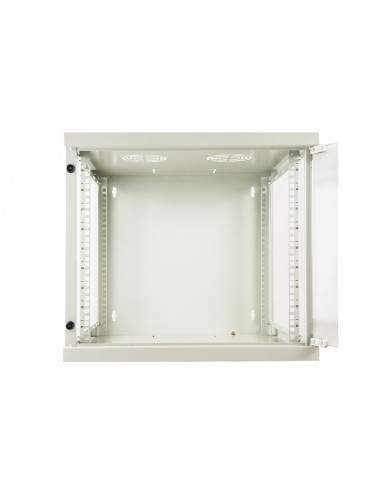 Armadio Rack 19" 9 Unita' Da Muro (A)490X (L)540 X Profondita' 600 Mm. Colore Grigio Chiaro