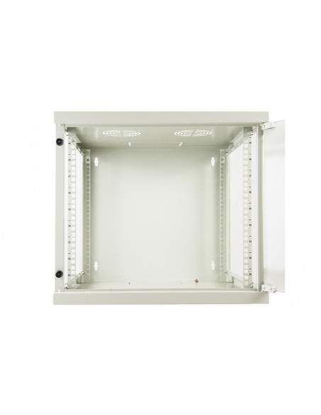 Armadio Rack 19" 9 Unita' Da Muro (A)490X (L)540 X Profondita' 600 Mm. Colore Grigio Chiaro