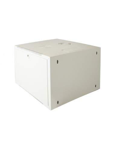 Armadio Rack 19" 9 Unita' Da Muro (A)490X (L)540 X Profondita' 600 Mm. Colore Grigio Chiaro