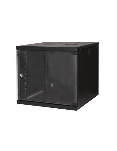 Armadio Rack 19" 9 Unita' Da Muro (A)490X (L)540 X Profondita' 600 Mm. Colore Nero