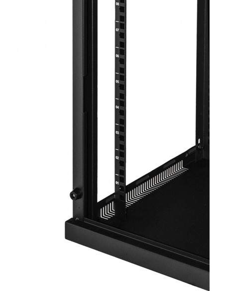 Armadio Rack 19" 9 Unita' Da Muro (A)490X (L)540 X Profondita' 600 Mm. Colore Nero