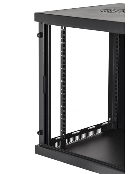 Armadio Rack 19" 9 Unita' Da Muro (A)490X (L)540 X Profondita' 600 Mm. Colore Nero