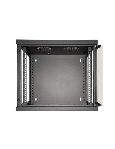 Armadio Rack 19" 9 Unita' Da Muro (A)490X (L)540 X Profondita' 600 Mm. Colore Nero