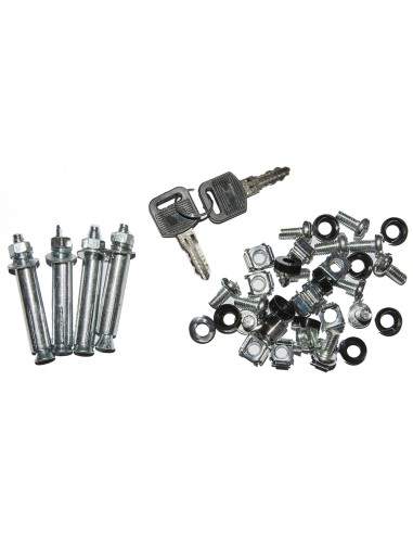 Armadio Rack 19" 9 Unita' Da Muro (A)490X (L)540 X Profondita' 600 Mm. Colore Nero