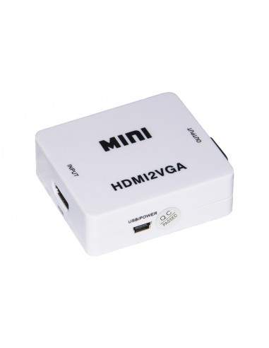 Mini Convertitore Hdmi - Vga Per 1 Dispositivo Hdmi Con Video Vga