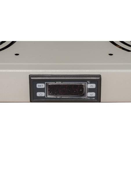 Modulo 2 Ventole Raffreddamento Con Display Grigio