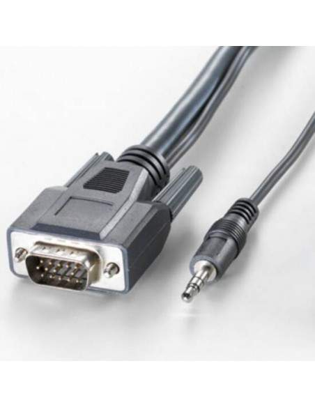 Cavo Combo Vga 15 Poli + Audio, Maschio/Maschio, Mt. 5