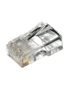 Connettore Plug 8 Poli Cat. 5E Utp Non Schermato Rj45 Per Cavo Rete Flessibile