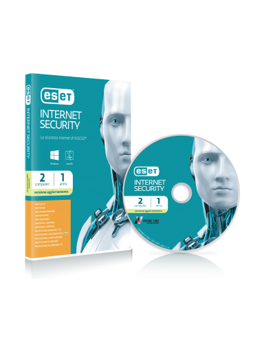 Box Eset Internet Security 1 Anno 2 Utenti Nod32 Rinnovo Box Eset Internet Security 1 Anno 2 Utenti Nod32 Rinnovo