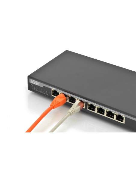Switch Rete Poe 8 Porte 10/100/1000 Gigabit Digitus Switch Rete Poe 8 Porte 10/100/1000 Gigabit Digitus