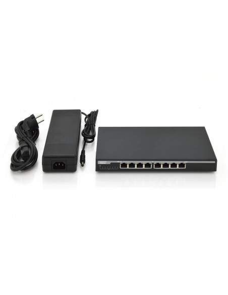 Switch Rete Poe 8 Porte 10/100/1000 Gigabit Digitus Switch Rete Poe 8 Porte 10/100/1000 Gigabit Digitus