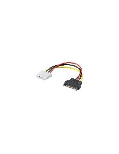 Cavo Alimentazione Interno Sata Maschio - Molex 4 Poli Femmina Cm 15 2