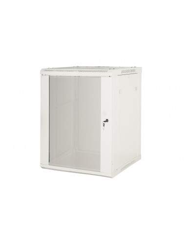 Armadio Rack 19" 12 Unita' Da Muro (A) 635 X (L) 600 X (P) 450 Grigio Disassemblato