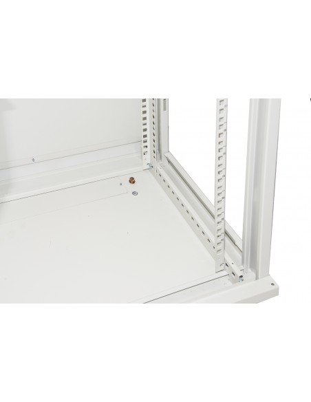 Armadio Rack 19" 12 Unita' Da Muro (A) 635 X (L) 600 X (P) 450 Grigio Disassemblato