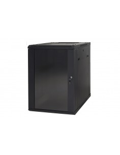Armadio Rack 19" 12 Unita' Da Muro (A) 635 X (L) 600 X (P) 450 Nero Disassemblato 2