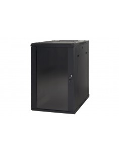 Armadio Rack 19" 15 Unita' Da Muro (A) 770 X (L) 600 X (P) 450 Nero Disassemblato 2