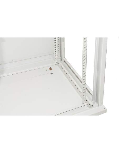 Armadio Rack 19" 18 Unita' Da Muro (A) 905 X( L) 600 X (P) 450 Grigio Disassemblato