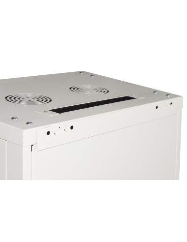 Armadio Rack 19" 18 Unita' Da Muro (A) 905 X( L) 600 X (P) 450 Grigio Disassemblato