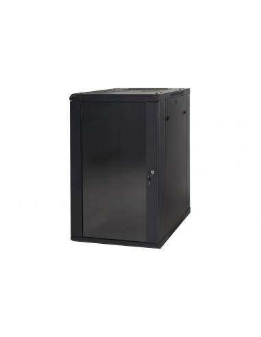 Armadio Rack 19" 18 Unita' Da Muro (A) 905 X( L) 600 X (P) 450 Nero Disassemblato Armadio Rack 19" 18 Unita' Da Muro (A) 905 X( L) 600 X (P) 450 Nero Disassemblato