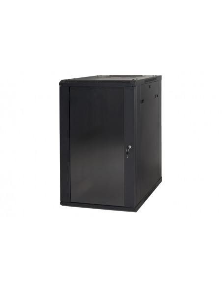 Armadio Rack 19" 18 Unita' Da Muro (A) 905 X( L) 600 X (P) 450 Nero Disassemblato Armadio Rack 19" 18 Unita' Da Muro (A) 905 X( L) 600 X (P) 450 Nero Disassemblato