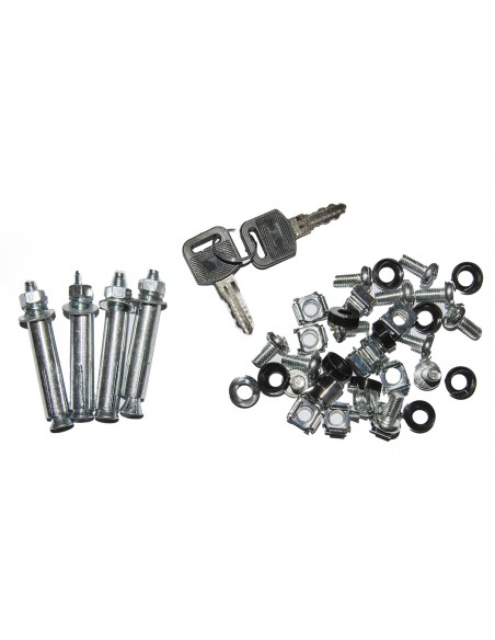 Armadio Rack 19" 20 Unita' Da Muro (A)995X (L)600 X Profondita' 450 Mm. Colore Grigio