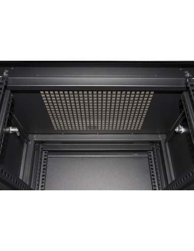 Armadio Rack Per Reti 19" 22U (A)1166, (L)600, (P)600 Colore Nero