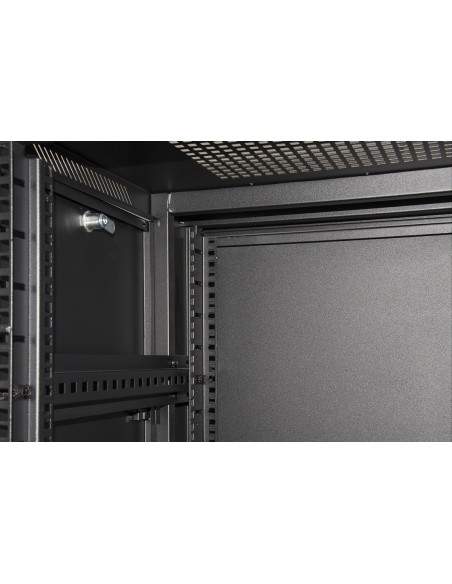 Armadio Rack Per Reti 19" 22U (A)1166, (L)600, (P)600 Colore Nero