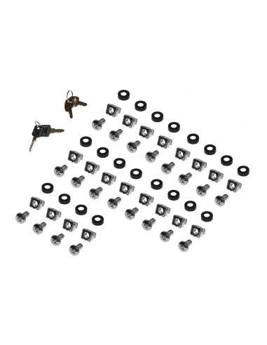 Armadio Rack Per Reti 19" 22U (A)1166, (L)600, (P)800 Colore Grigio