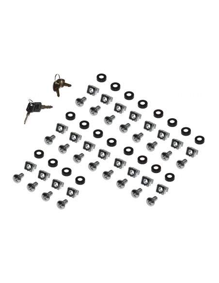 Armadio Rack Per Reti 19" 22U (A)1166, (L)600, (P)800 Colore Grigio