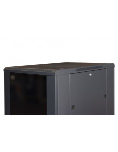 Armadio Rack Per Reti 19" 22U (A)1166, (L)600, (P)800 Colore Nero 2