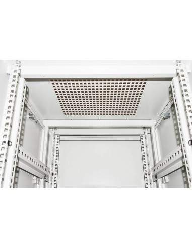 Armadio Rack 19" 27U (A)1388 (L)600 (P)1000 Colore Grigio Porta Vetro Armadio Rack 19" 27U (A)1388 (L)600 (P)1000 Colore Grigio Porta Vetro