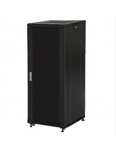 Armadio Rack 19" 27U (A)1388 (L)600 (P)1000 Colore Nero Porta Vetro