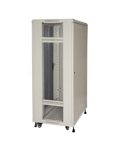 Armadio Rack 19" Per Reti 32U (A)1610, (L)600, (P)600 Colore Grigio Disassemblato