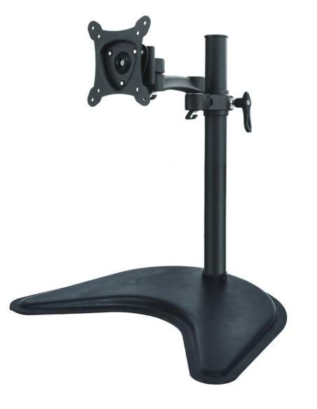 Braccio Da Tavolo Con Base Per Video Fino A 15 Kg Da 13" A 27" Fino A Vesa 100X100 Con Due Snodi