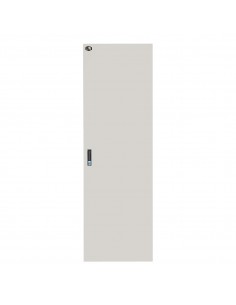 Porta In Metallo Pieno Grigia Per Armadi Link 42U Larghezza 600Mm Con Serratura