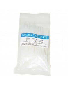 Confezione 100 Fascette Stringicavi Mm. 2,5X100 2