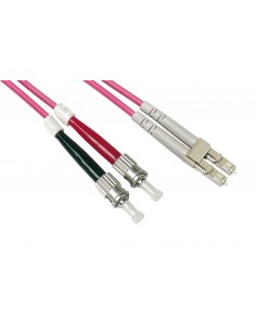 Cavo Fibra Ottica Lc A St Multimode Duplex Om4 50/125 Mt.2