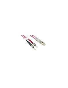 Cavo Fibra Ottica Lc A St Multimode Duplex Om4 50/125 Mt.2 2