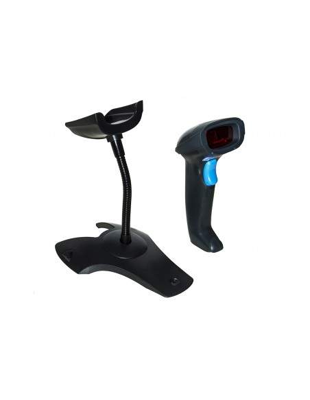 Lettore Codici A Barre Laser Wireless Con Ricevitore Usb E Supporto Link - 4