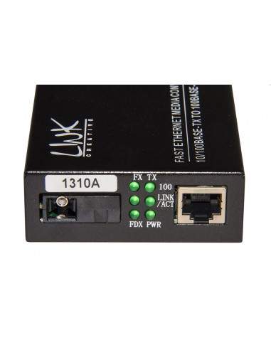 Coppia Media Converter 10/100Base-T A 100Base-Fx Singlemode Wdm Singola Fibra Bidirezionale 1310/1550Nm Coppia Media Converter 10/100Base-T A 100Base-Fx Singlemode Wdm Singola Fibra Bidirezionale 1310/1550Nm