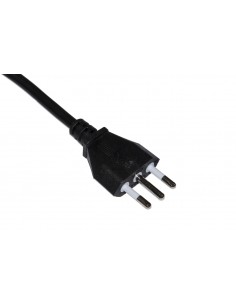 Multipresa 4 Prese Universali Ita/Schuko 10/16 A - Spina 16 A Con Interruttore Colore Nero 2