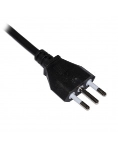 Multipresa 6 Prese Universali Ita/Schuko 10/16 A - Spina 16 A Con Interruttore Nera 2