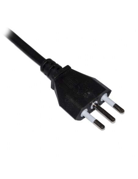 Multipresa 6 Prese Universali Ita/Schuko 10/16 A - Spina 16 A Con Interruttore Nera Multipresa 6 Prese Universali Ita/Schuko 10/16 A - Spina 16 A Con Interruttore Nera