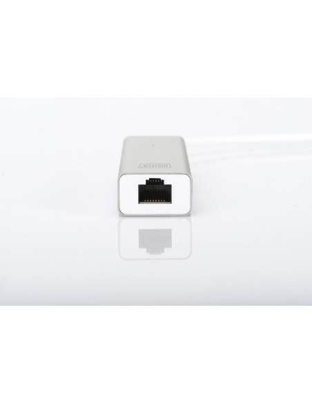 Hub A 3 Porte Usb 3.0 E Adattatore Lan Gigabit Digitus