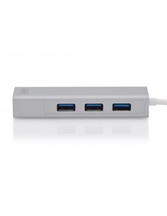 Hub Digitus Connettore Tipo C Con 3 Porte Usb 3.0 + Porta Rete Gigabit 2