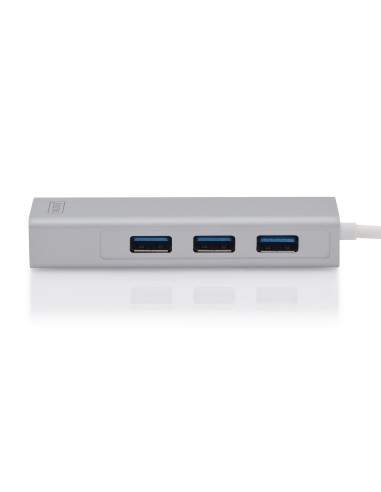 Hub Digitus Connettore Tipo C Con 3 Porte Usb 3.0 + Porta Rete Gigabit