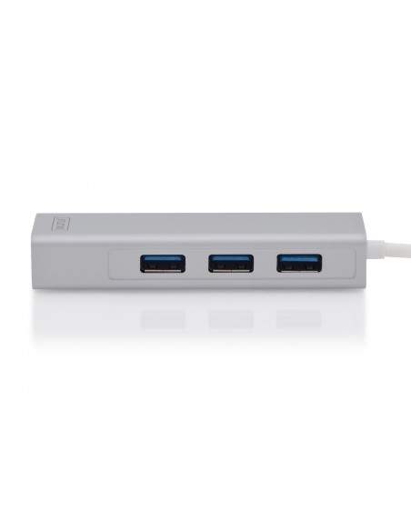 Hub Digitus Connettore Tipo C Con 3 Porte Usb 3.0 + Porta Rete Gigabit